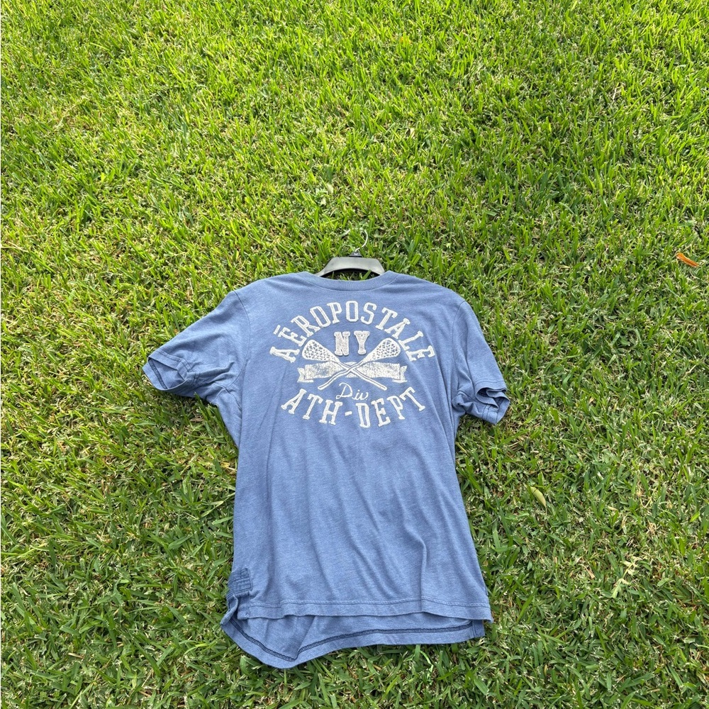 Aeropostale Men's Navy Graphic Tee